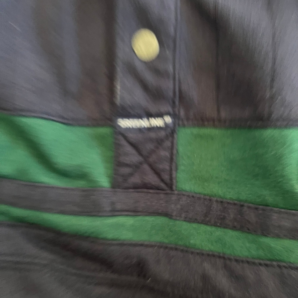 Greenline International Mens Striped Rugby Shirt XL Navy Blue Long Sleeve Ribbed - Picture 7 of 10